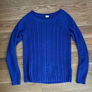 J. Crew blue sweater
